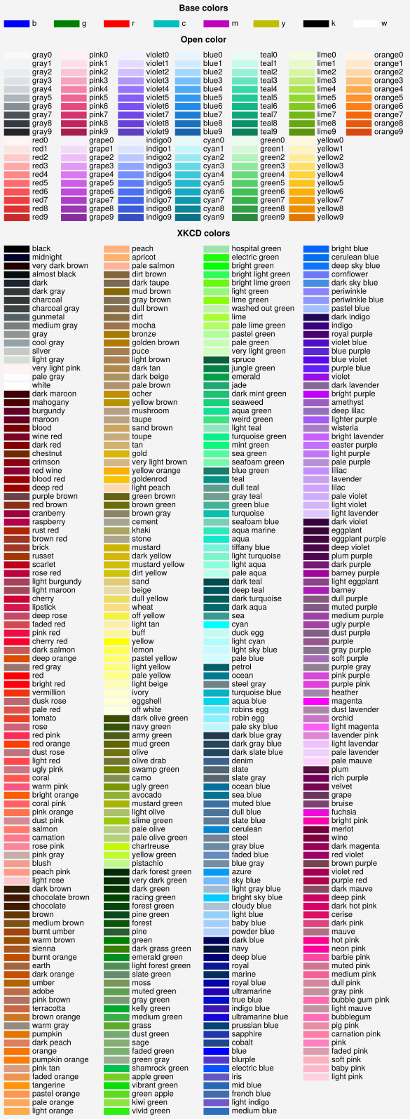color name