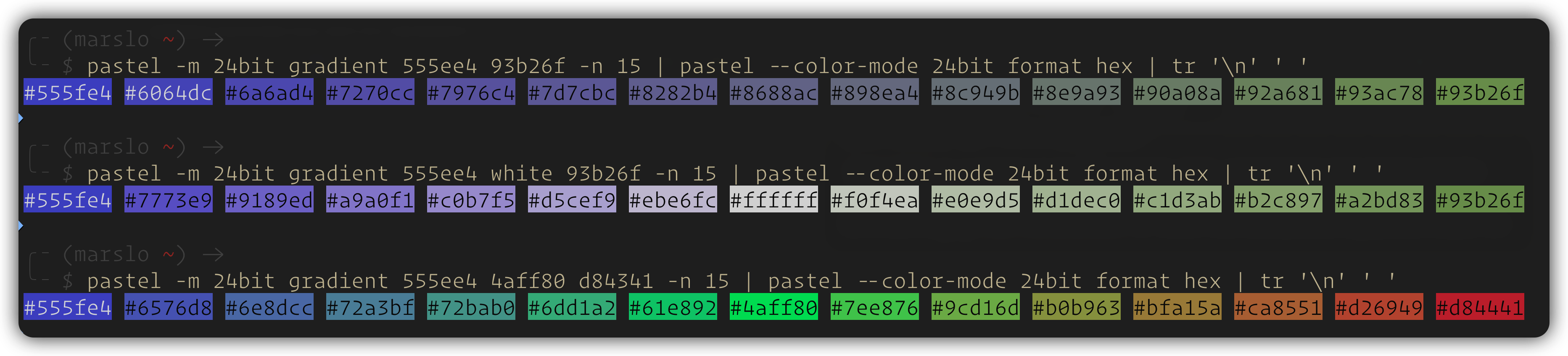 pastel gradient
