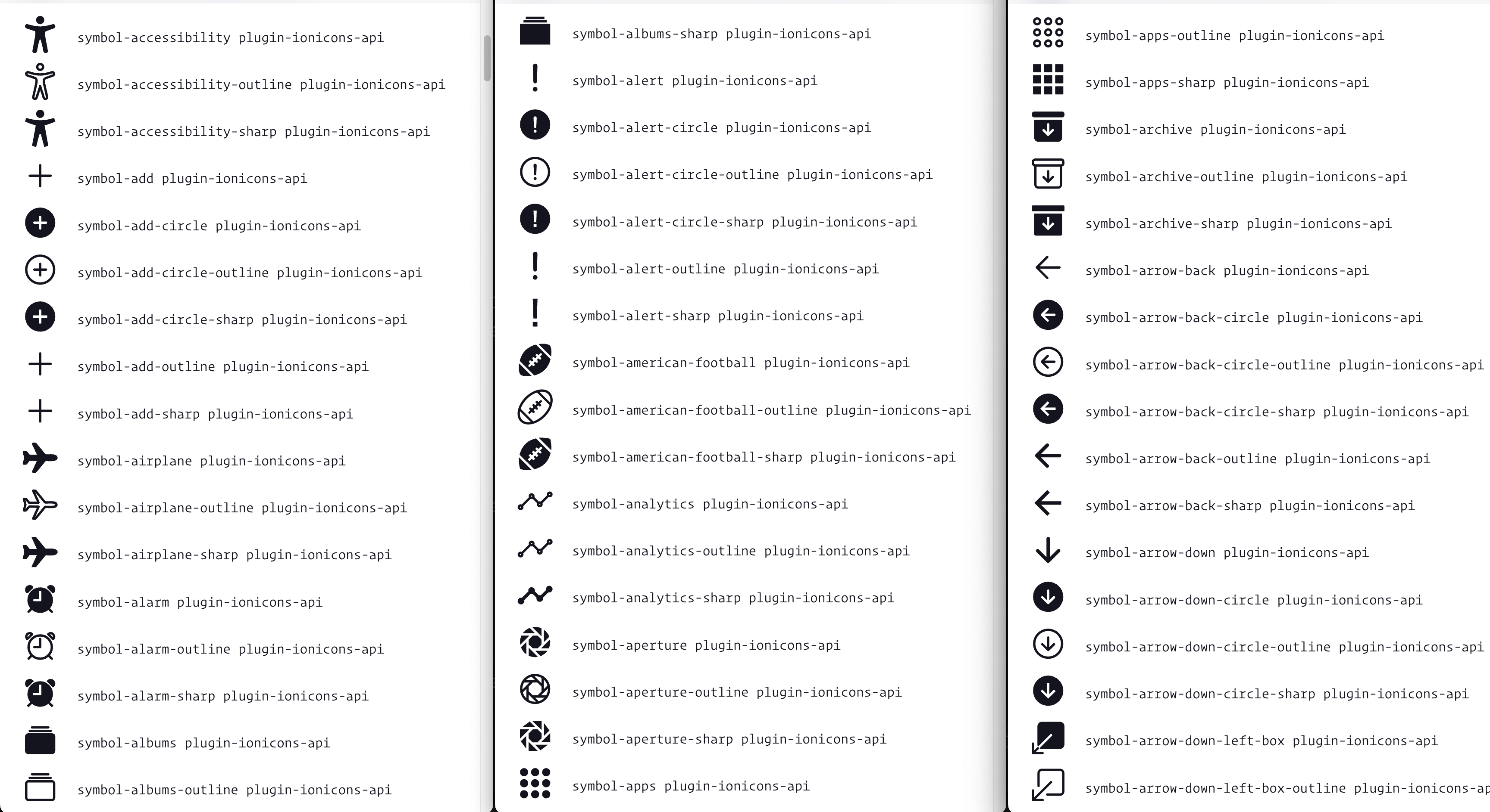 ionicons - 1