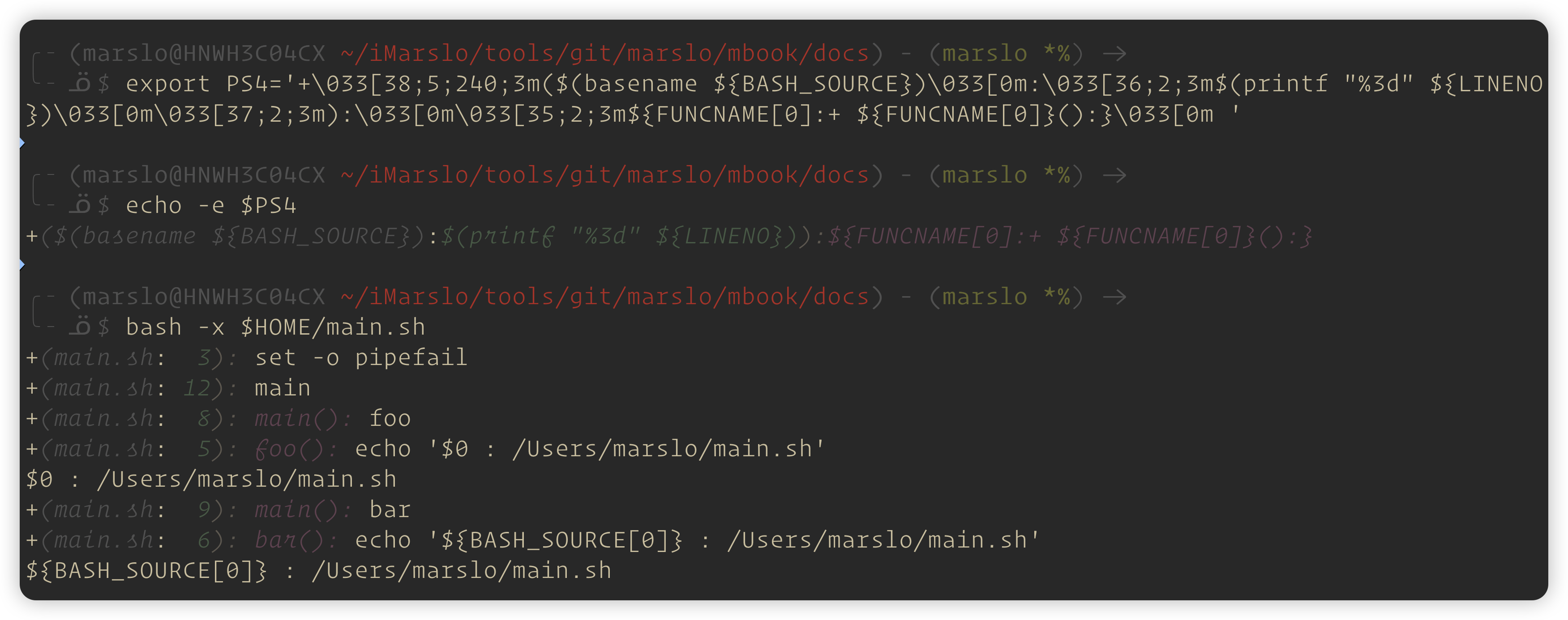 bash ps4