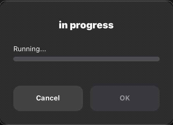 zenity progress bar