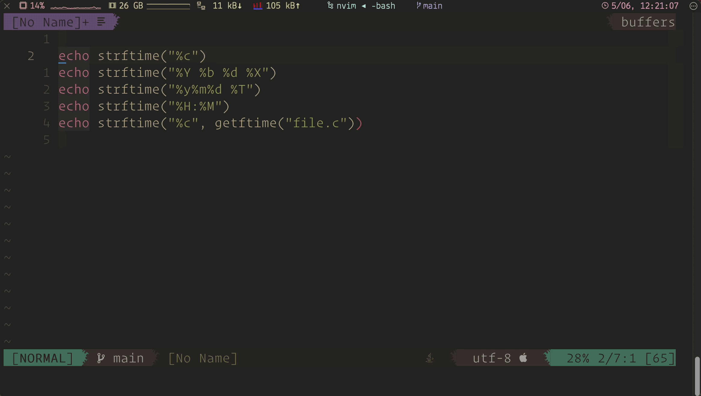 vim ctrl-r insert expression